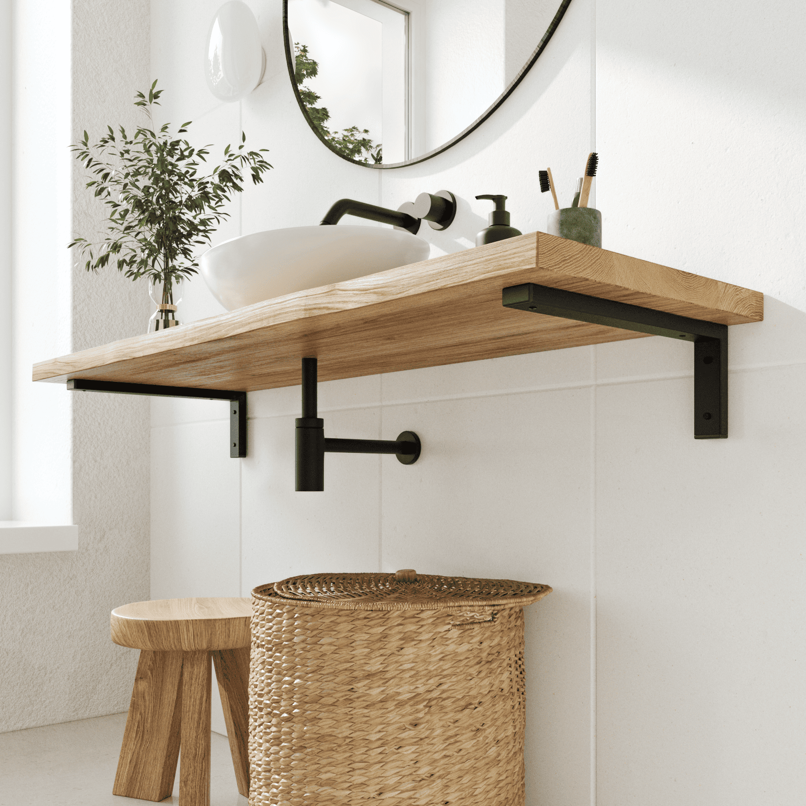 Waschtischhalterung MAIN - 7 Größen - 2 Farben