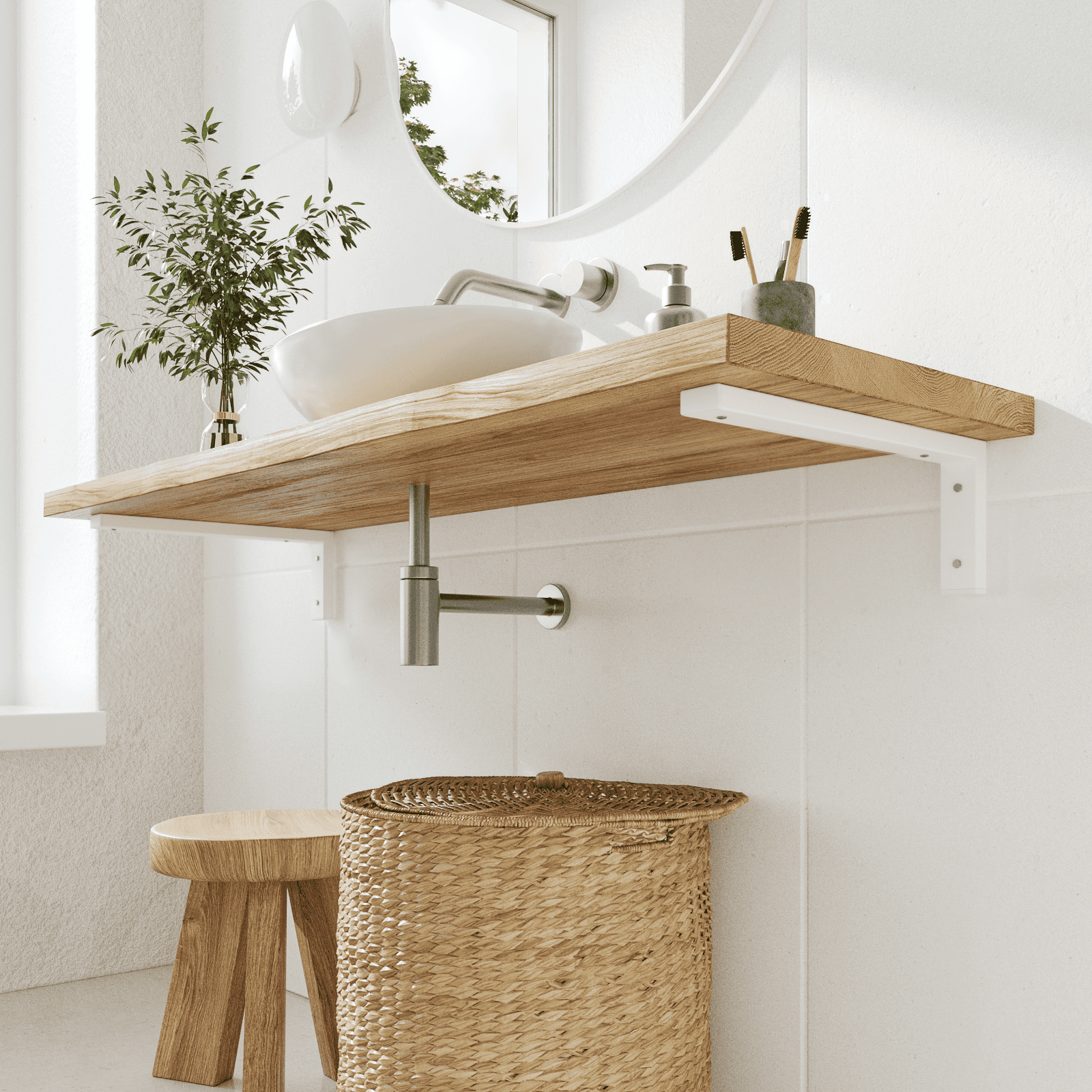 Waschtischhalterung MAIN - 7 Größen - 2 Farben