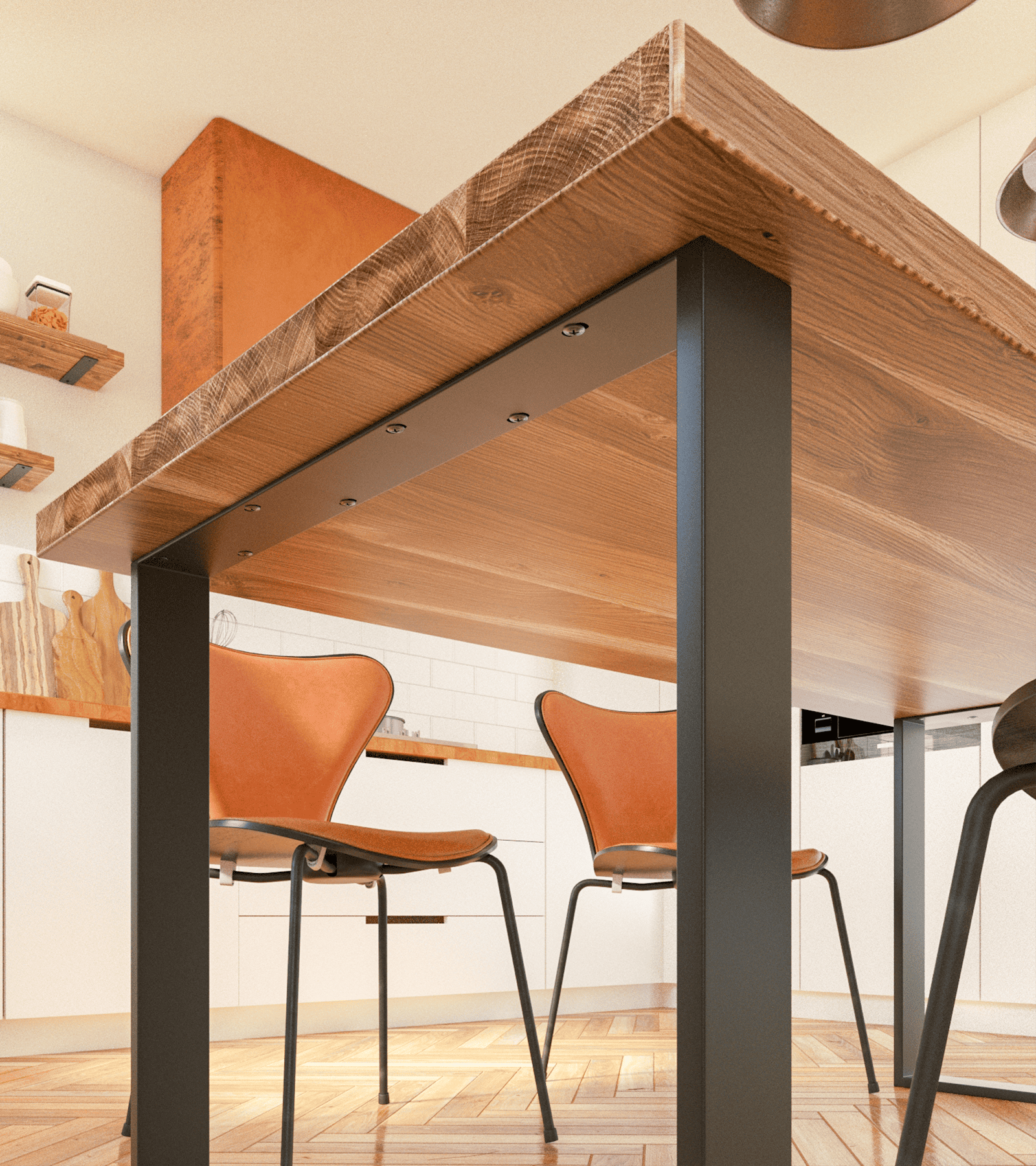 Table legs - BASEL - 7 sizes - 2 colors