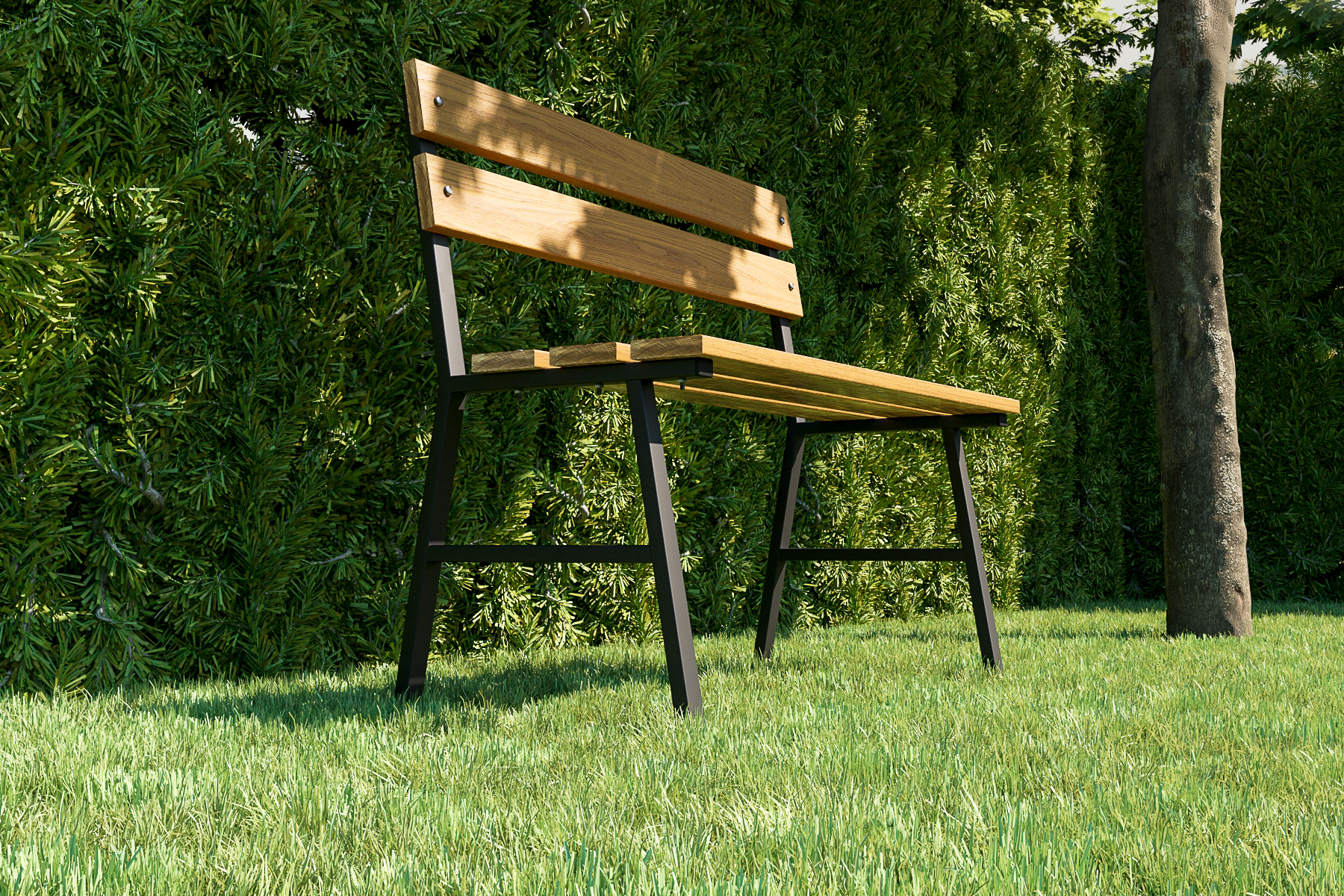 Bankbeine mit Rückenlehne- 2 Farben