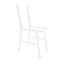 Bankbeine mit Rückenlehne- 2 Farben