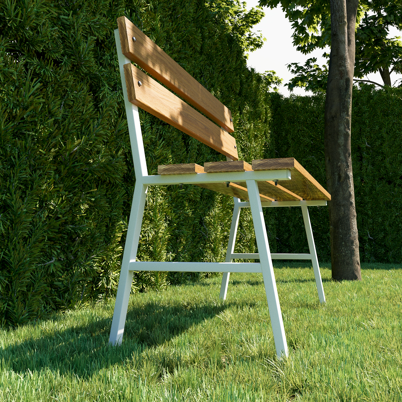 Bankbeine mit Rückenlehne- 2 Farben