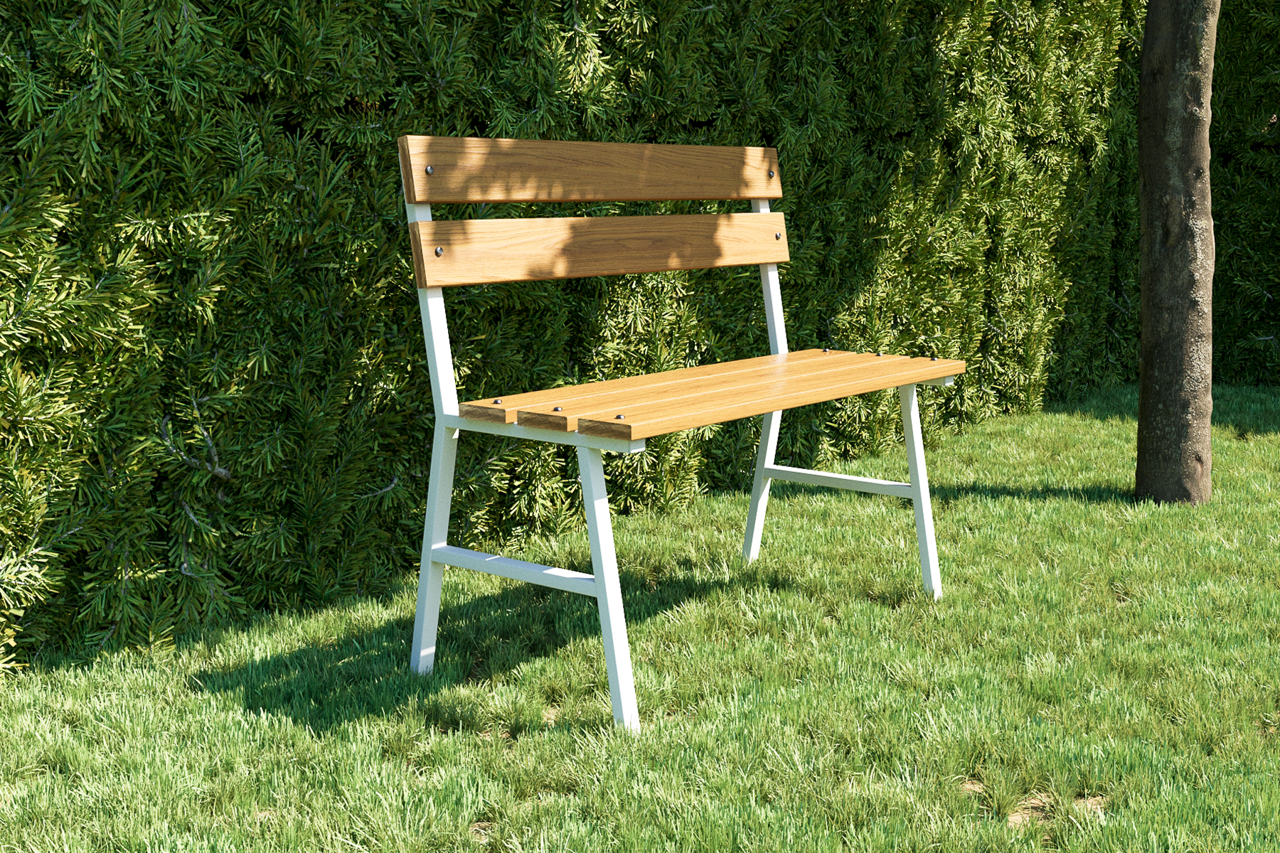 Bankbeine mit Rückenlehne- 2 Farben