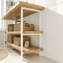 Support de lavabo DONAU - hauteur 75 cm - 6 tailles - 2 couleurs