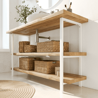 Support de lavabo DONAU - hauteur 75 cm - 6 tailles - 2 couleurs