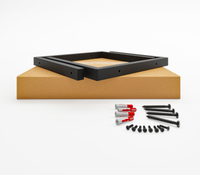 Schwerlast Regalhalter ERLENBERG - 40 cm hoch - 4 Größen - 2 Farben