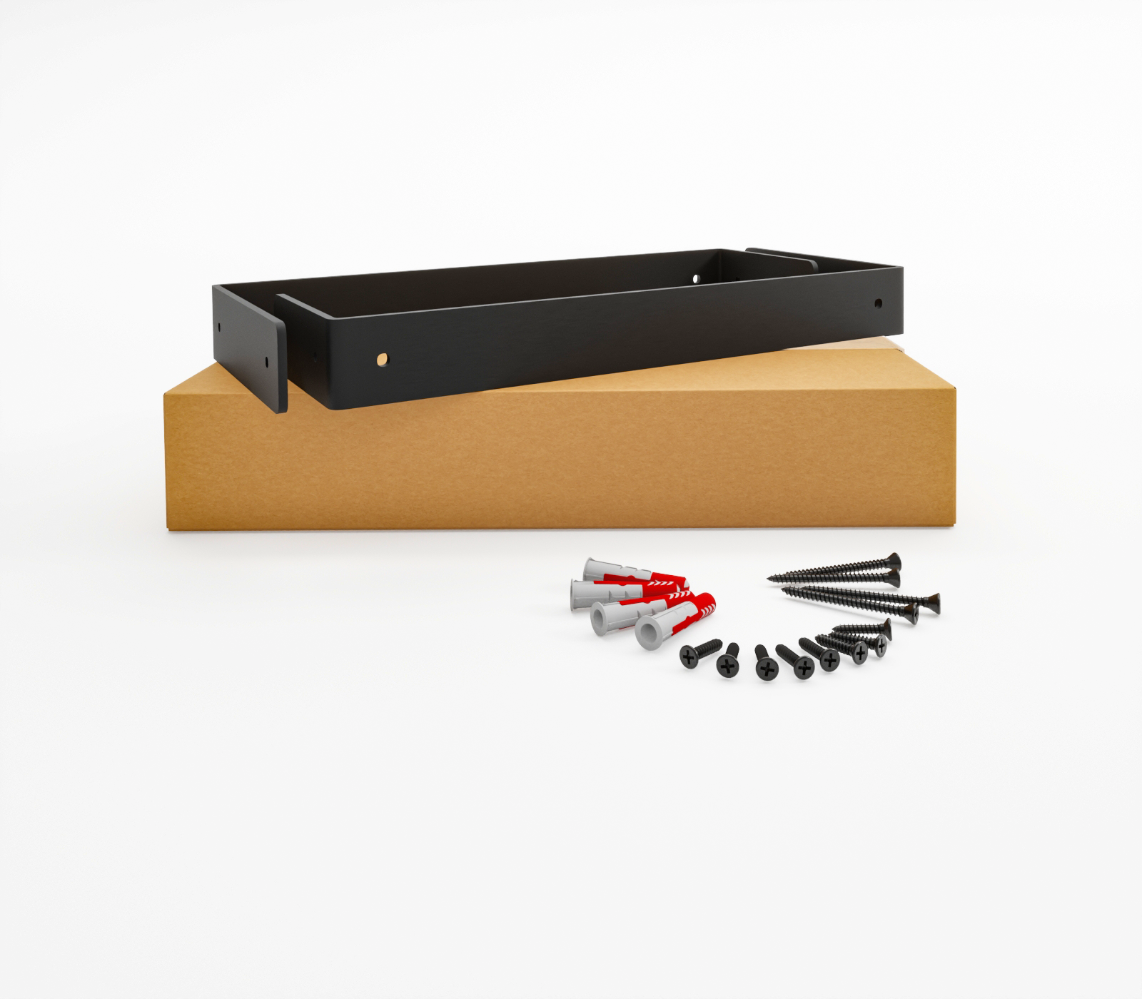 Doppel-Regalhalter HARTENBERG - 4 Größen - 2 Farben