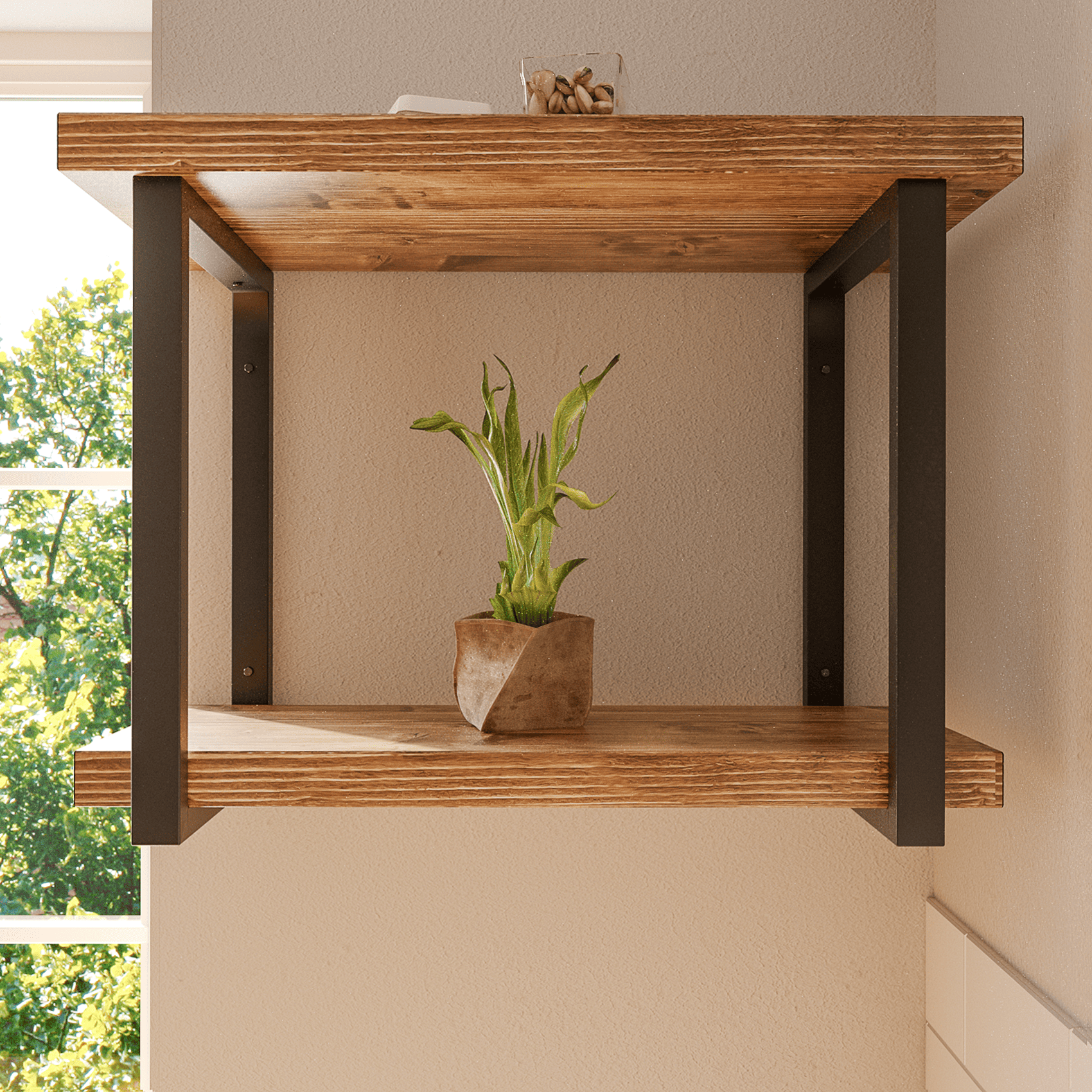 Suporte para prateleiras de carga pesada KRONBERG - 5 tamanhos - 2 cores