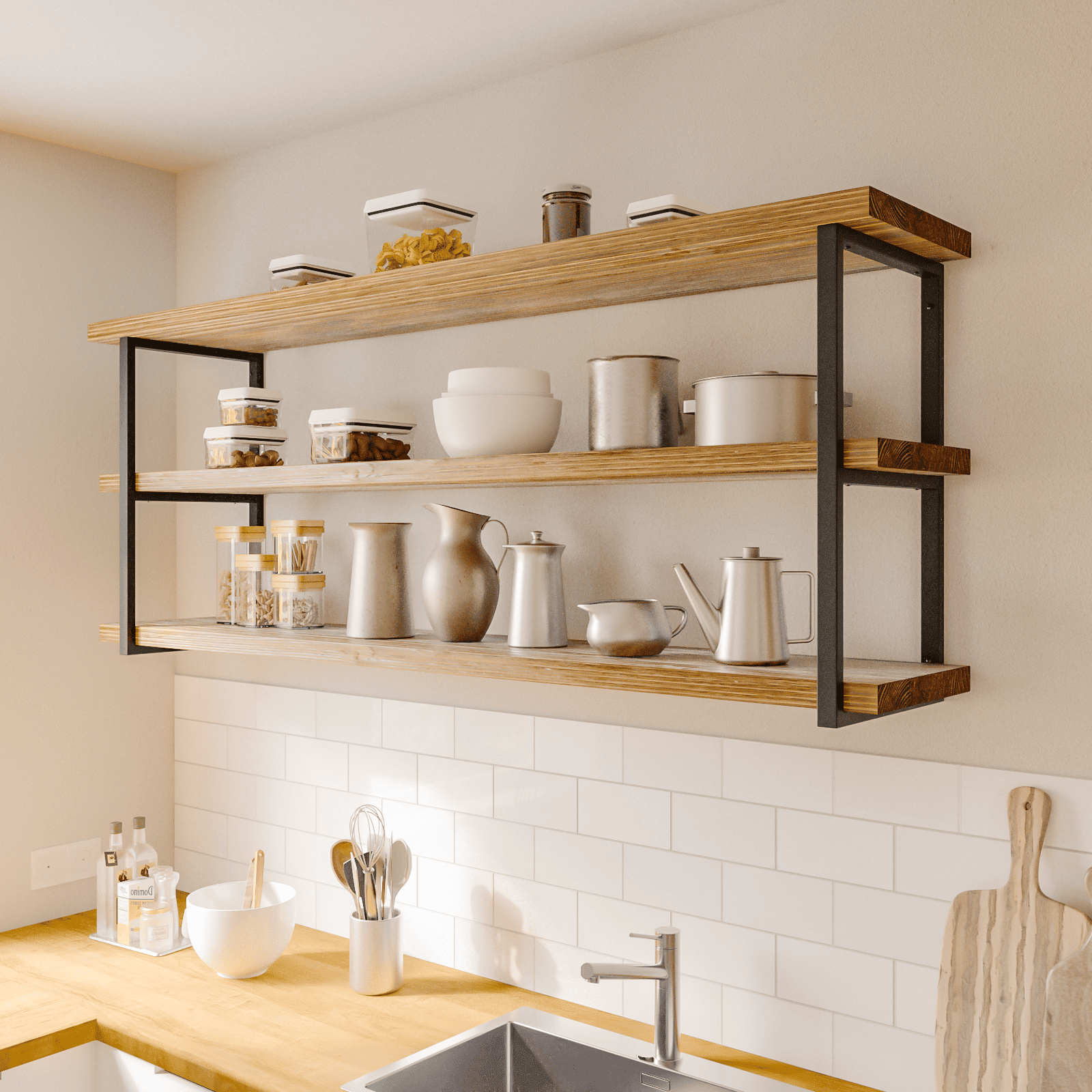 Schwerlast Regalhalter HOHENBERG - 4 Größen - 2 Farben