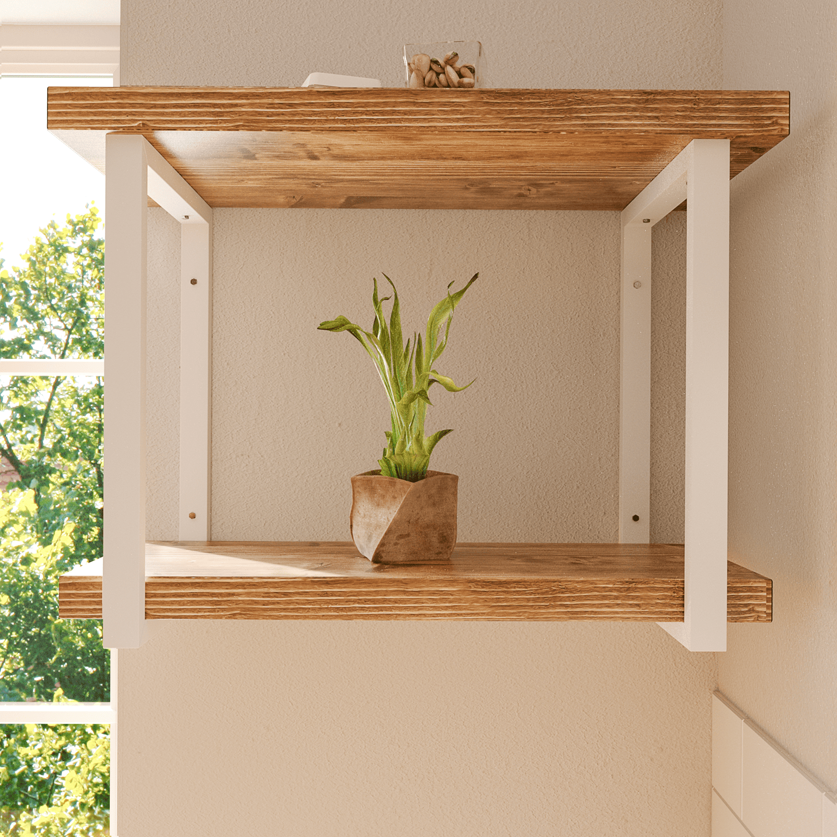 Suporte para prateleiras de carga pesada KRONBERG - 5 tamanhos - 2 cores