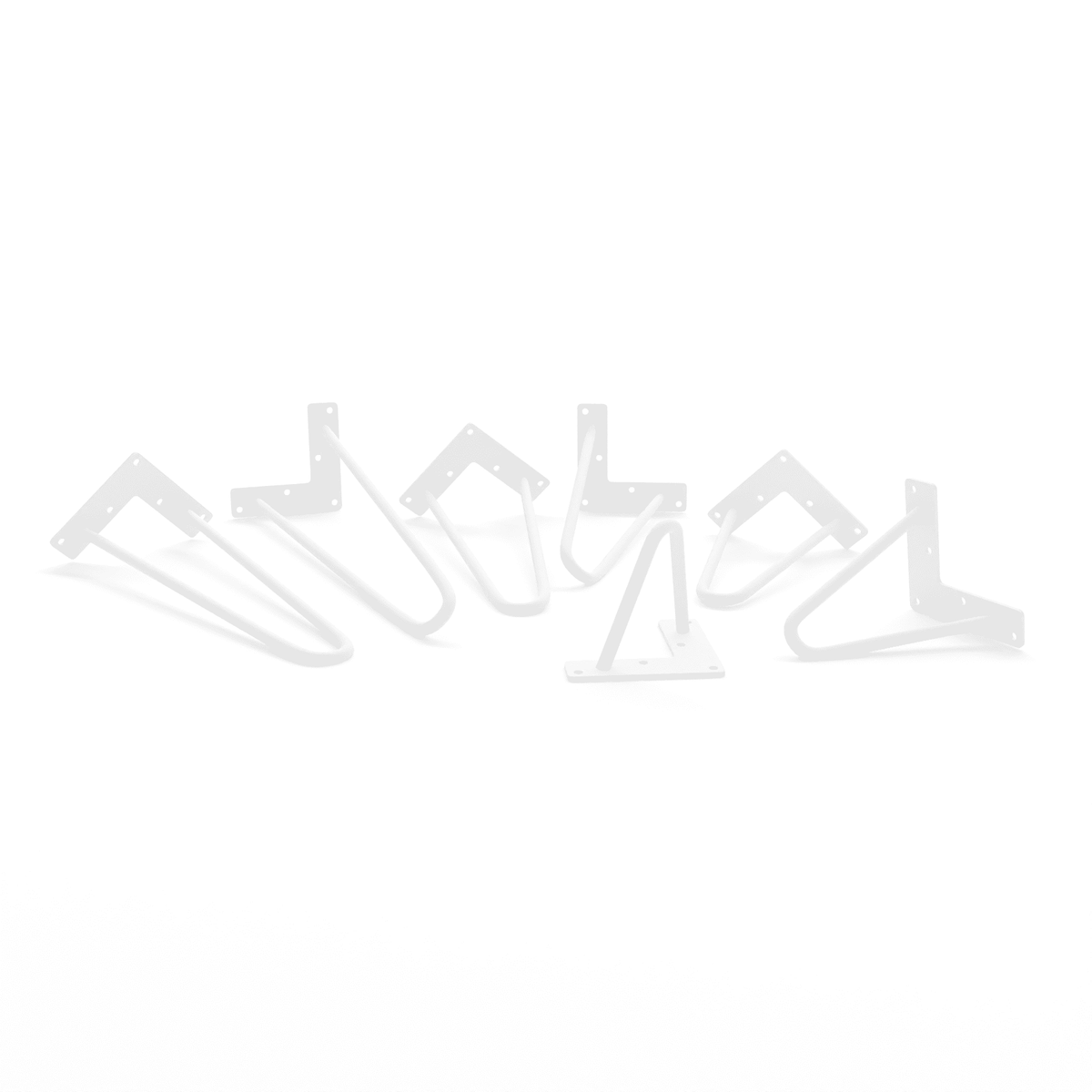 White / 10 cm / 1 foot